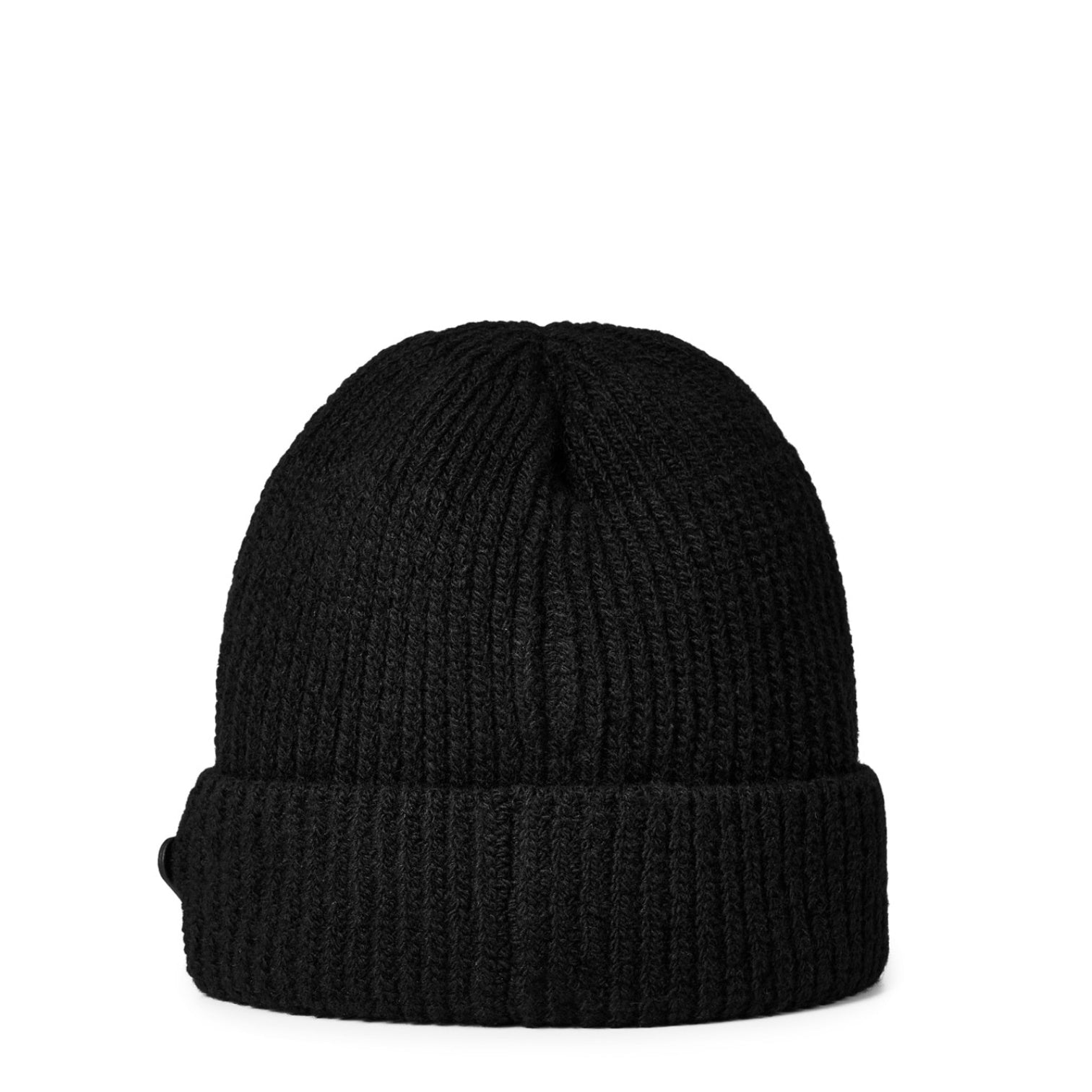 LUXURY HUB PRADA BADGE LOGO BEANIE