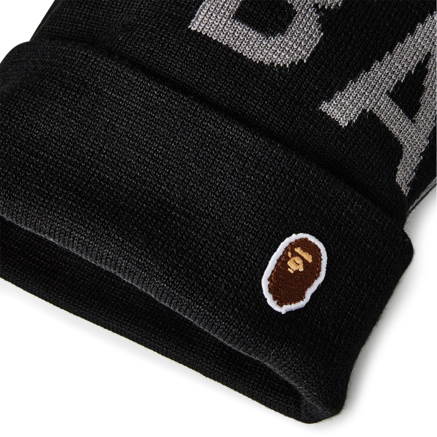 LUXURY HUB MONCLER GRENOBLE LOGO BEANIE HAT