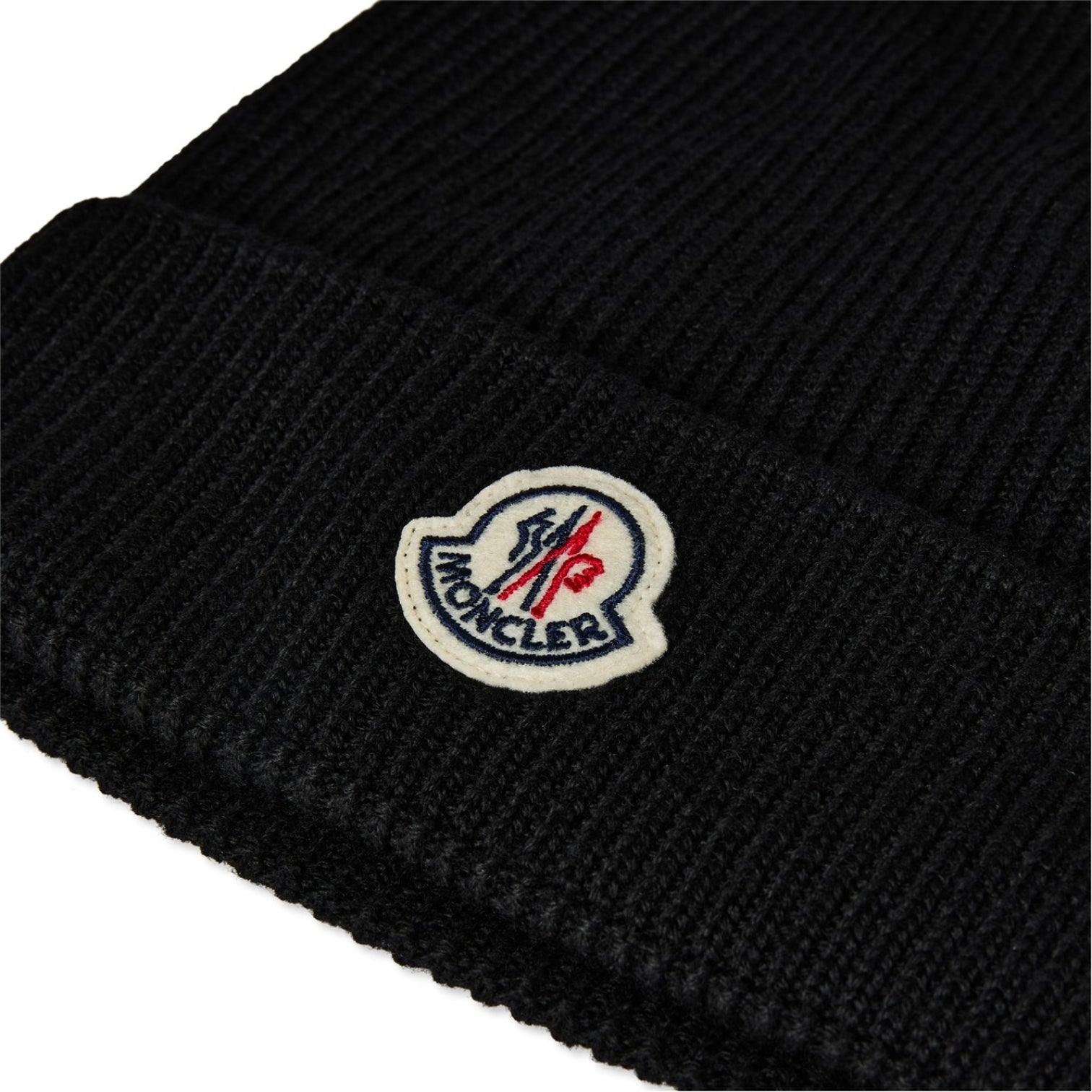 LUXURY HUB MONCLER LOGO BEANIE