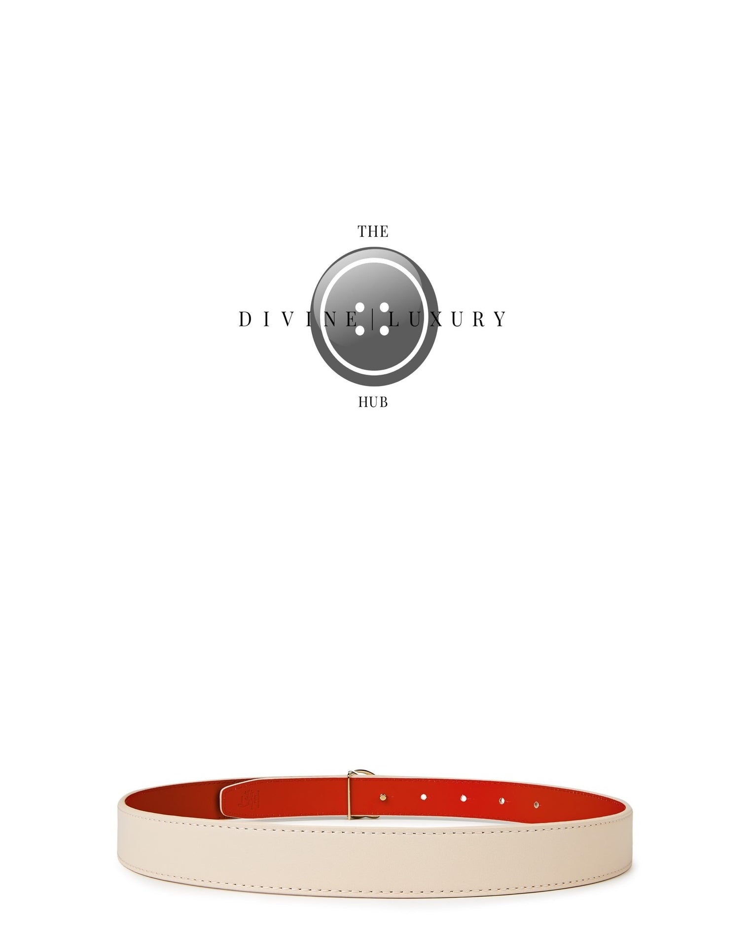 LUXURY HUB CHRISTIAN LOUBOUTIN CL LOGO BELT