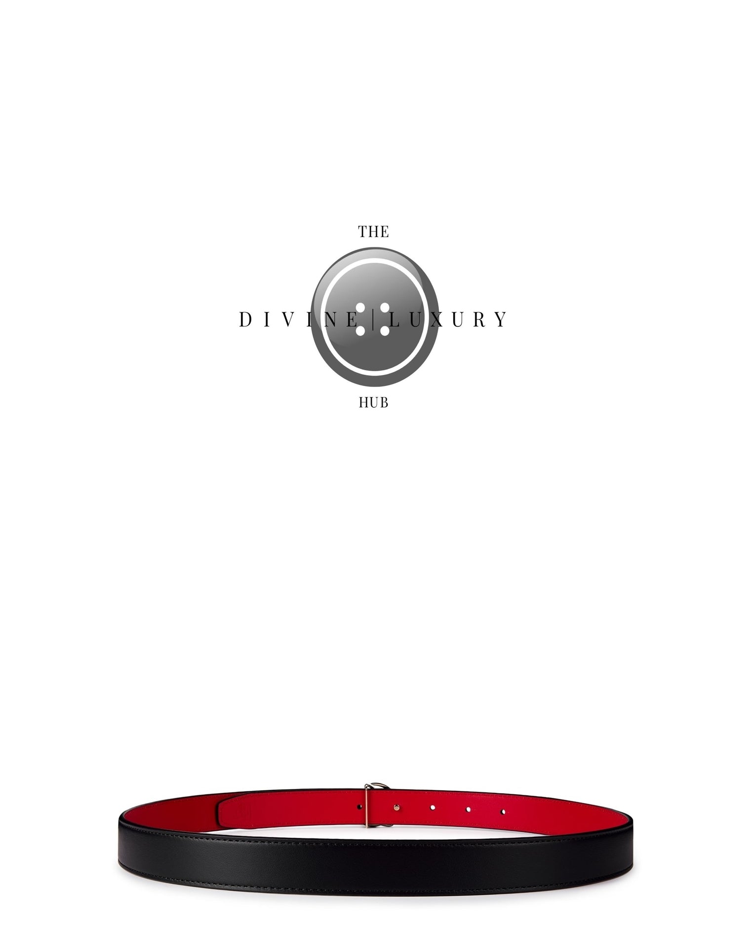 LUXURY HUB CHRISTIAN LOUBOUTIN CL LOGO BELT