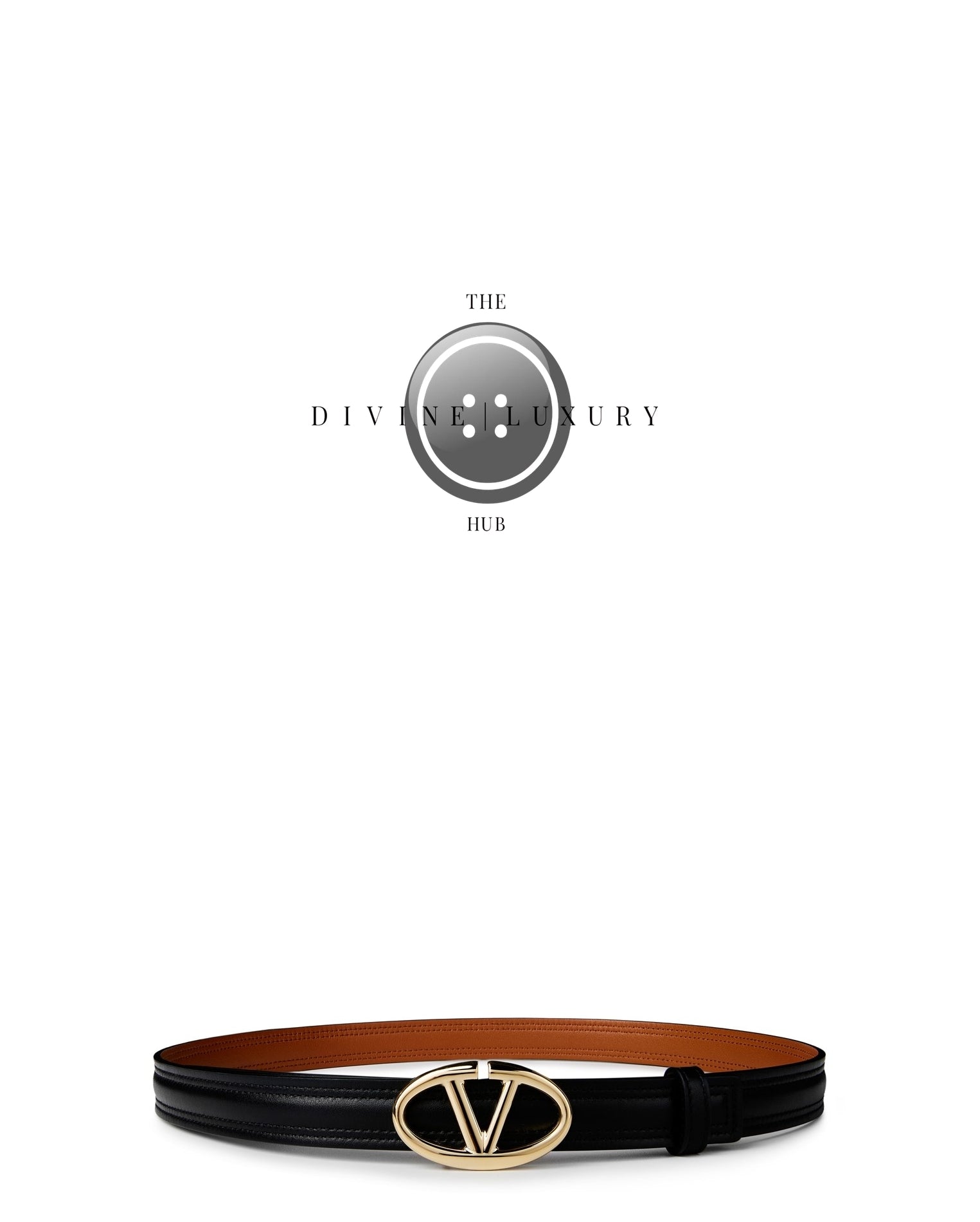 LUXURY HUB VALENTINO GARAVANI LOGO BELT