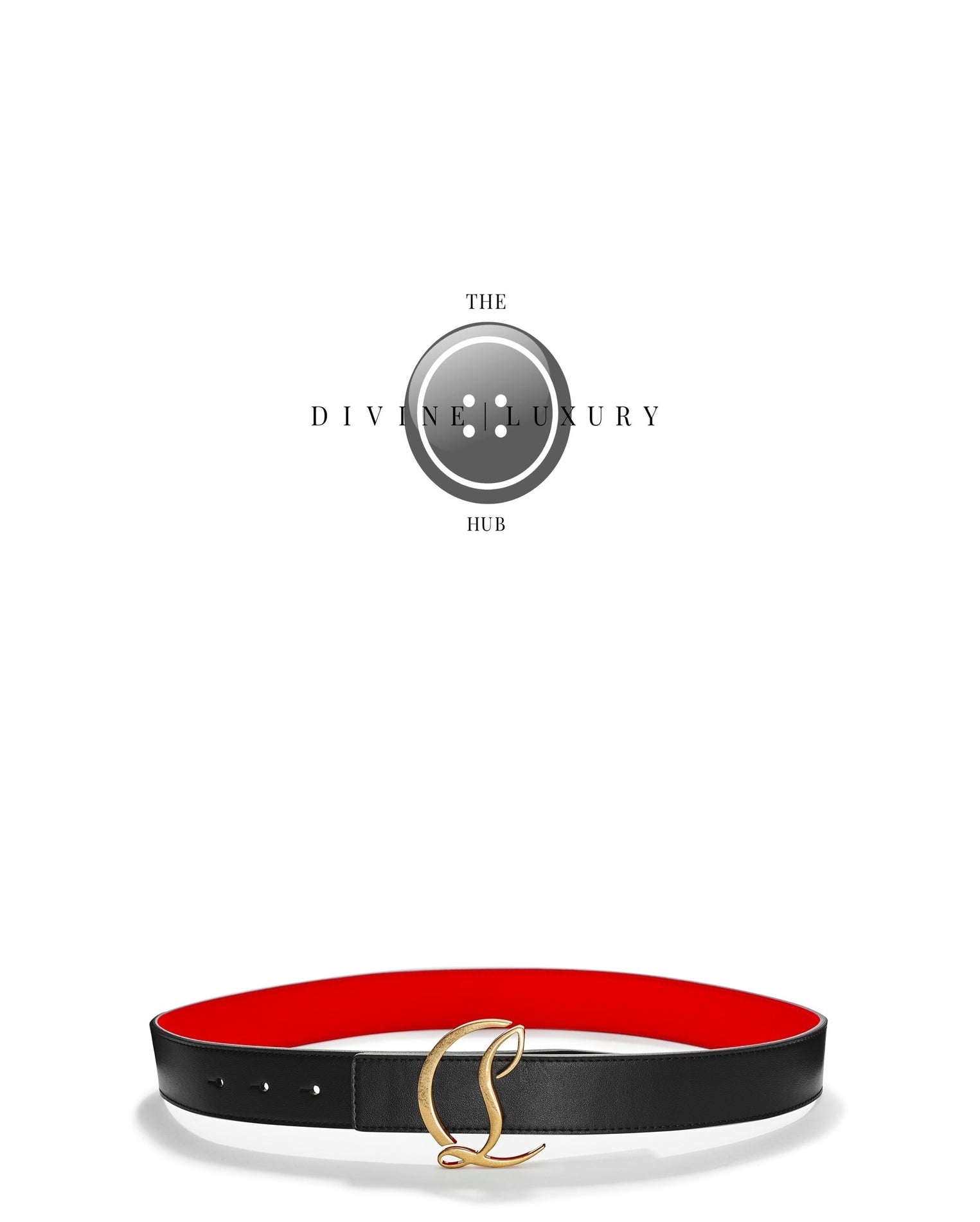 LUXURY HUB CHRISTIANLOUBOUTIN CL LOGO BELT