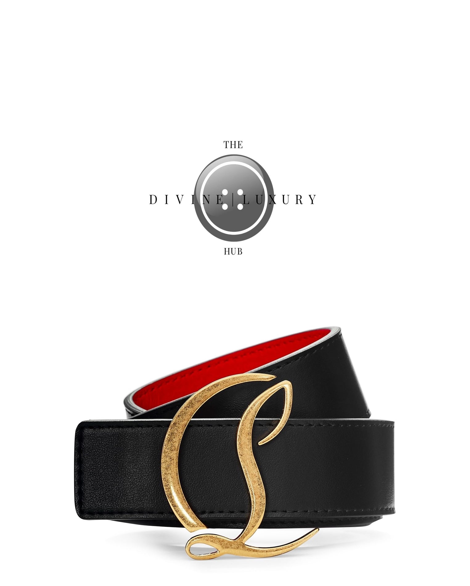 LUXURY HUB CHRISTIANLOUBOUTIN CL LOGO BELT