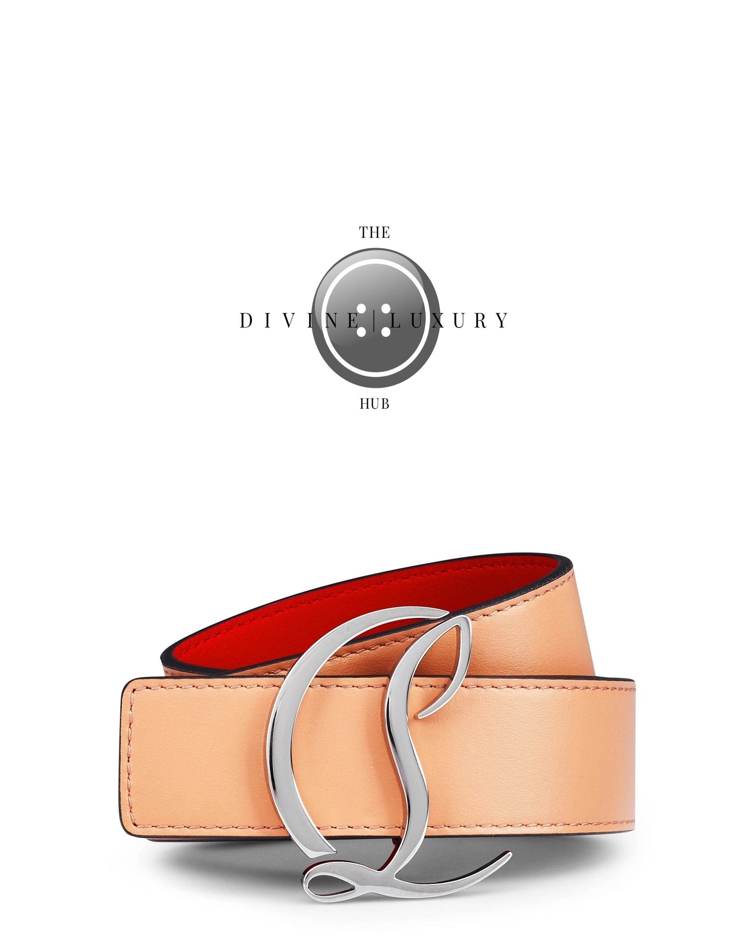 LUXURY HUB CHRISTIAN LOUBOUTIN CL LOGO BELT