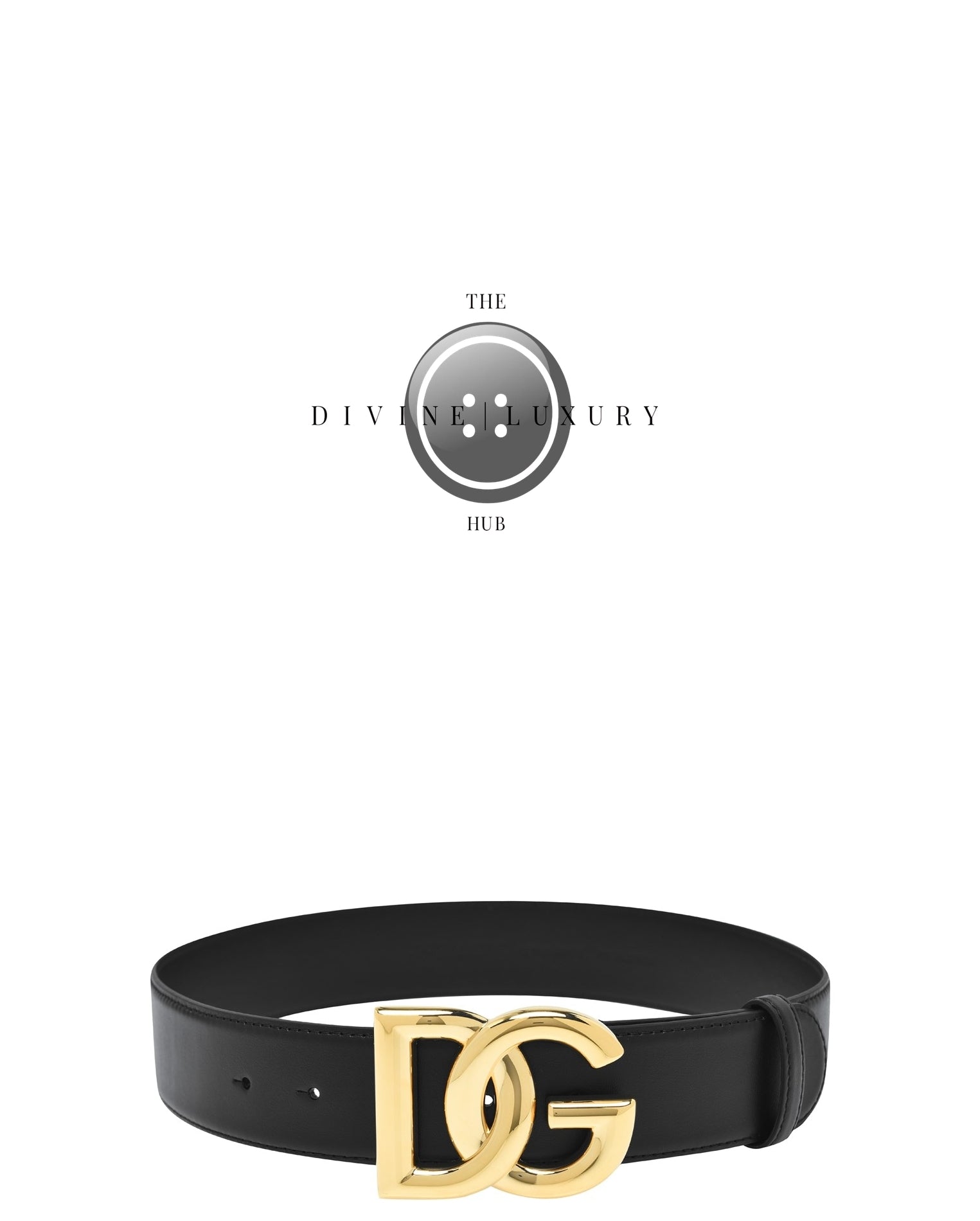 LUXURY HUB DOLCE AND GABBANA CROSSOVER LOGO BELT