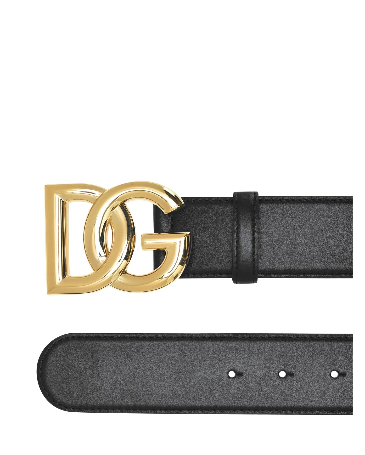 LUXURY HUB DOLCE AND GABBANA CROSSOVER LOGO BELT