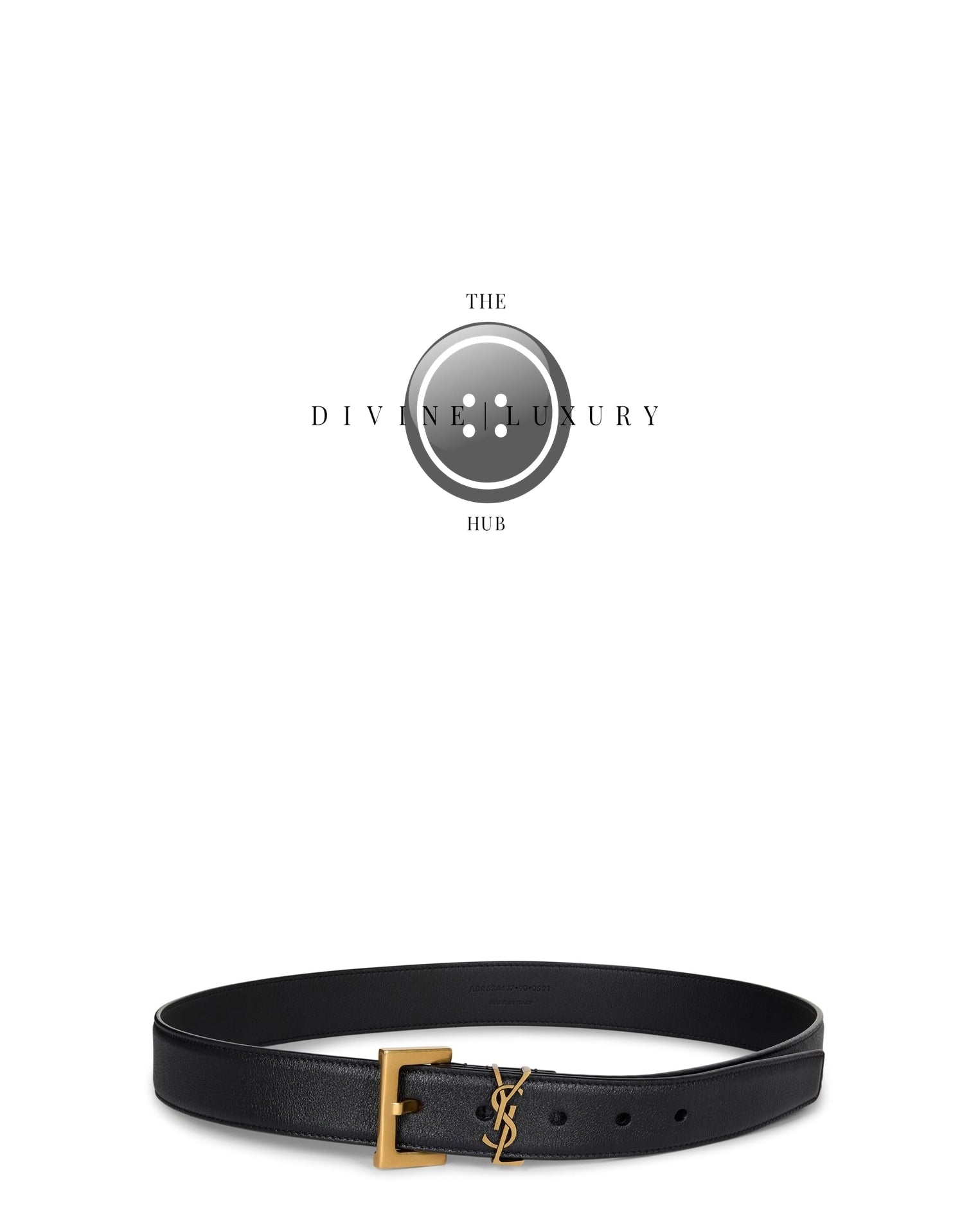 LUXURY HUB SAINT LAURENT SMOOTH CASSANDRE BELT