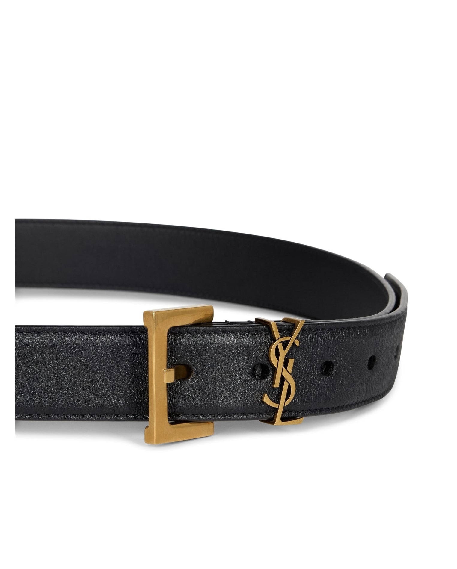 LUXURY HUB SAINT LAURENT SMOOTH CASSANDRE BELT