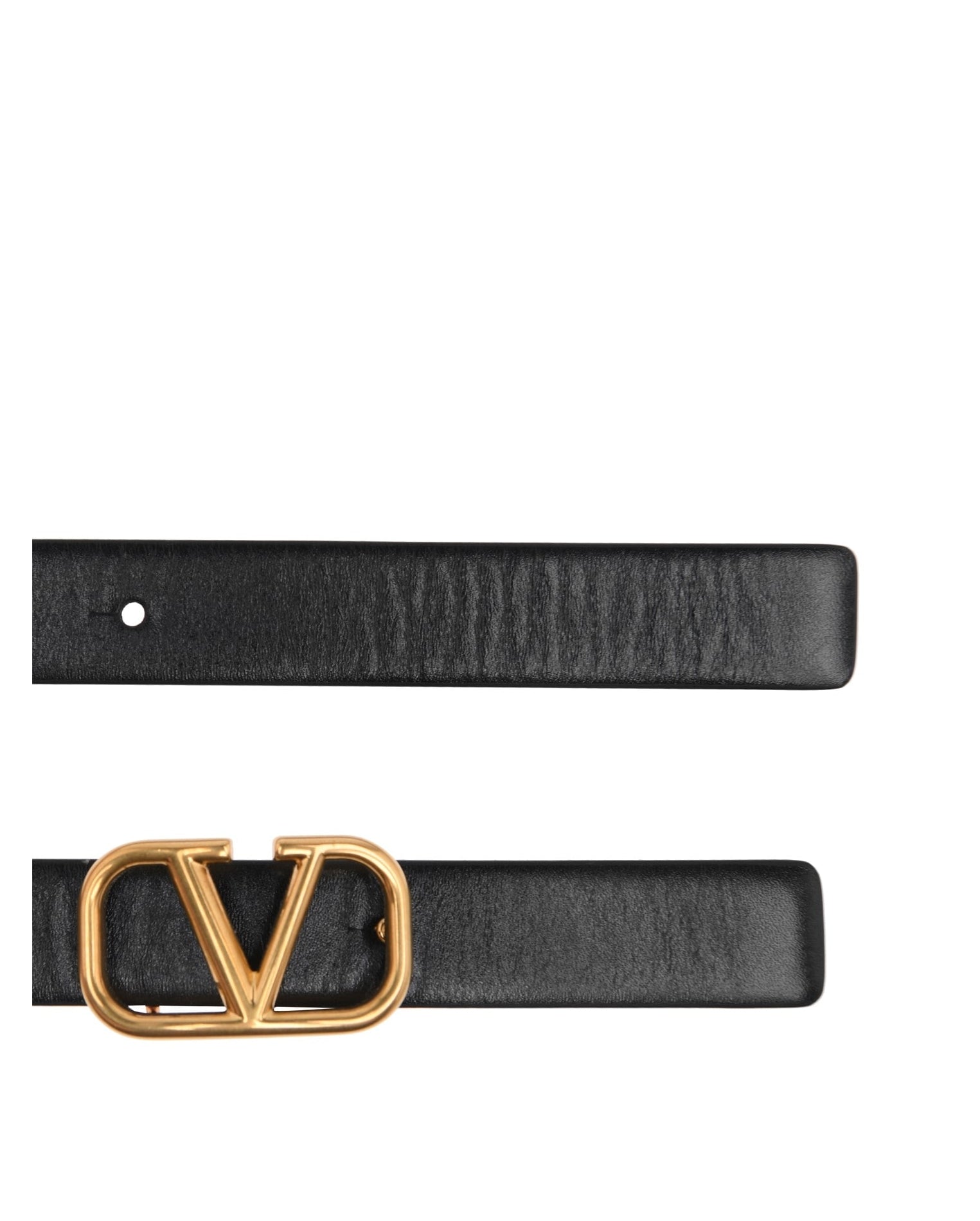 LUXURY HUB VALENTINO GARAVANI V LOGO 2CM REVERSIBLE BELT