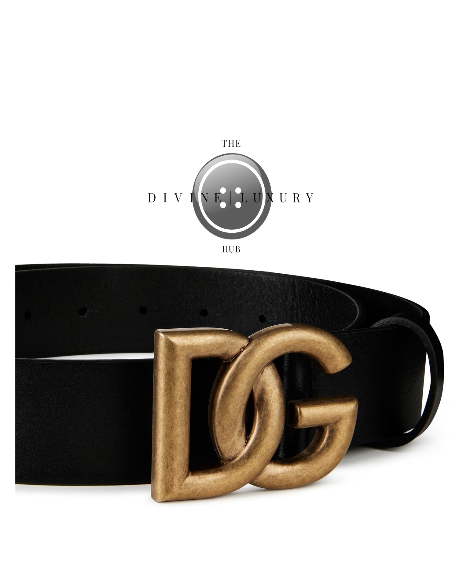 LUXURY HUB DOLCE AND GABBANA INTERLOCK 35MM BELT