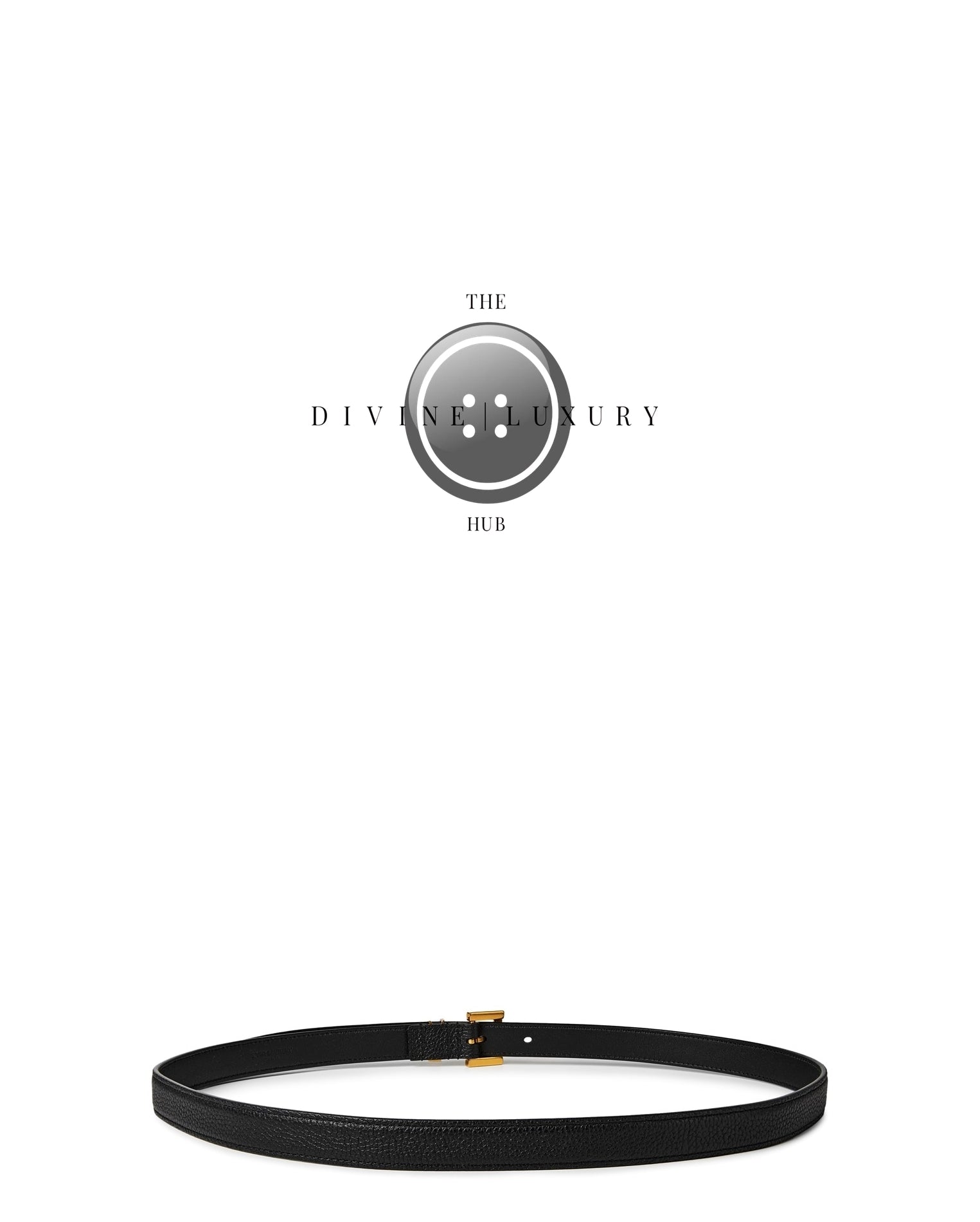 LUXURY HUB SAINT LAURENT THIN CASSANDRE BELT