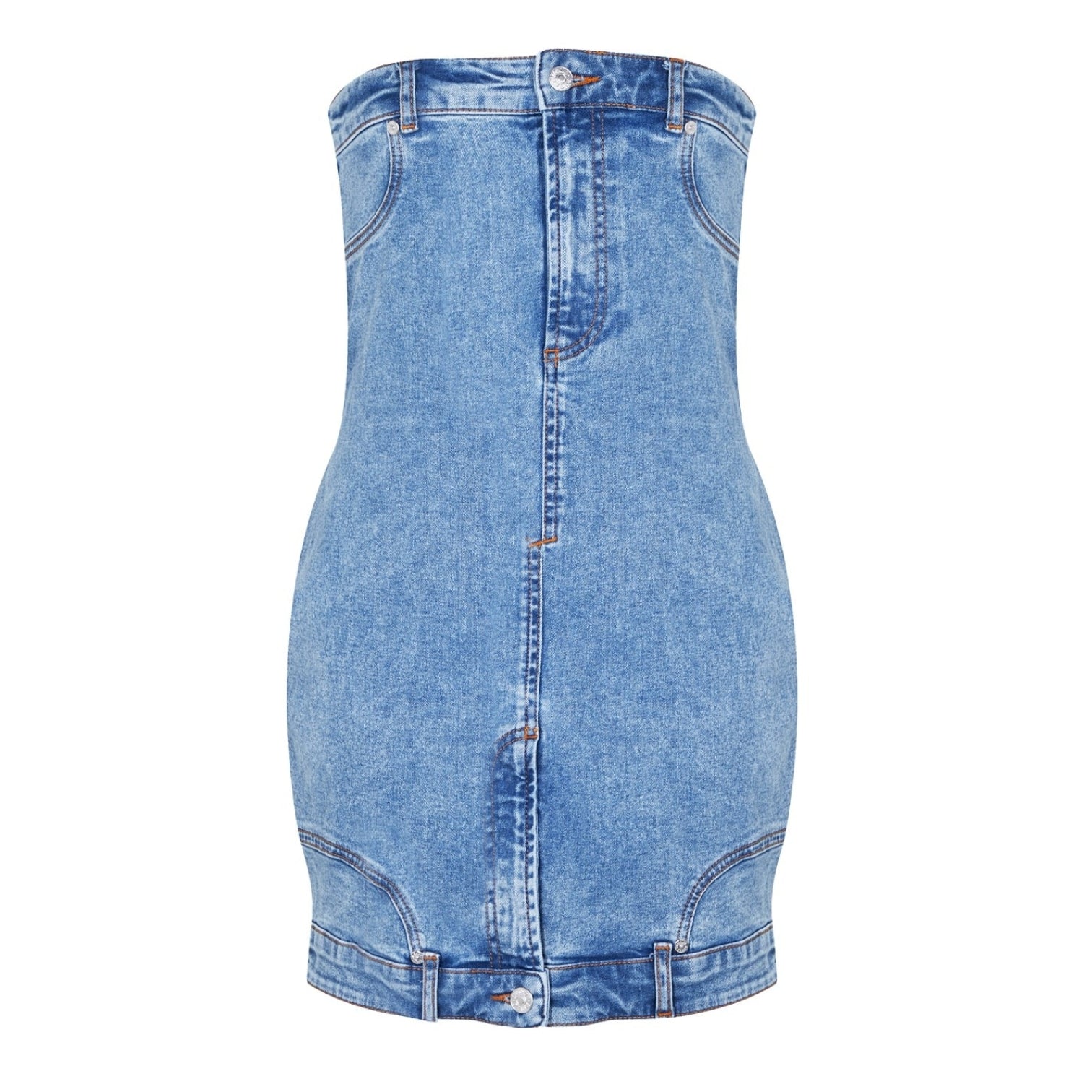 LUXURY HUB MOSCHINO DENIM DRESS