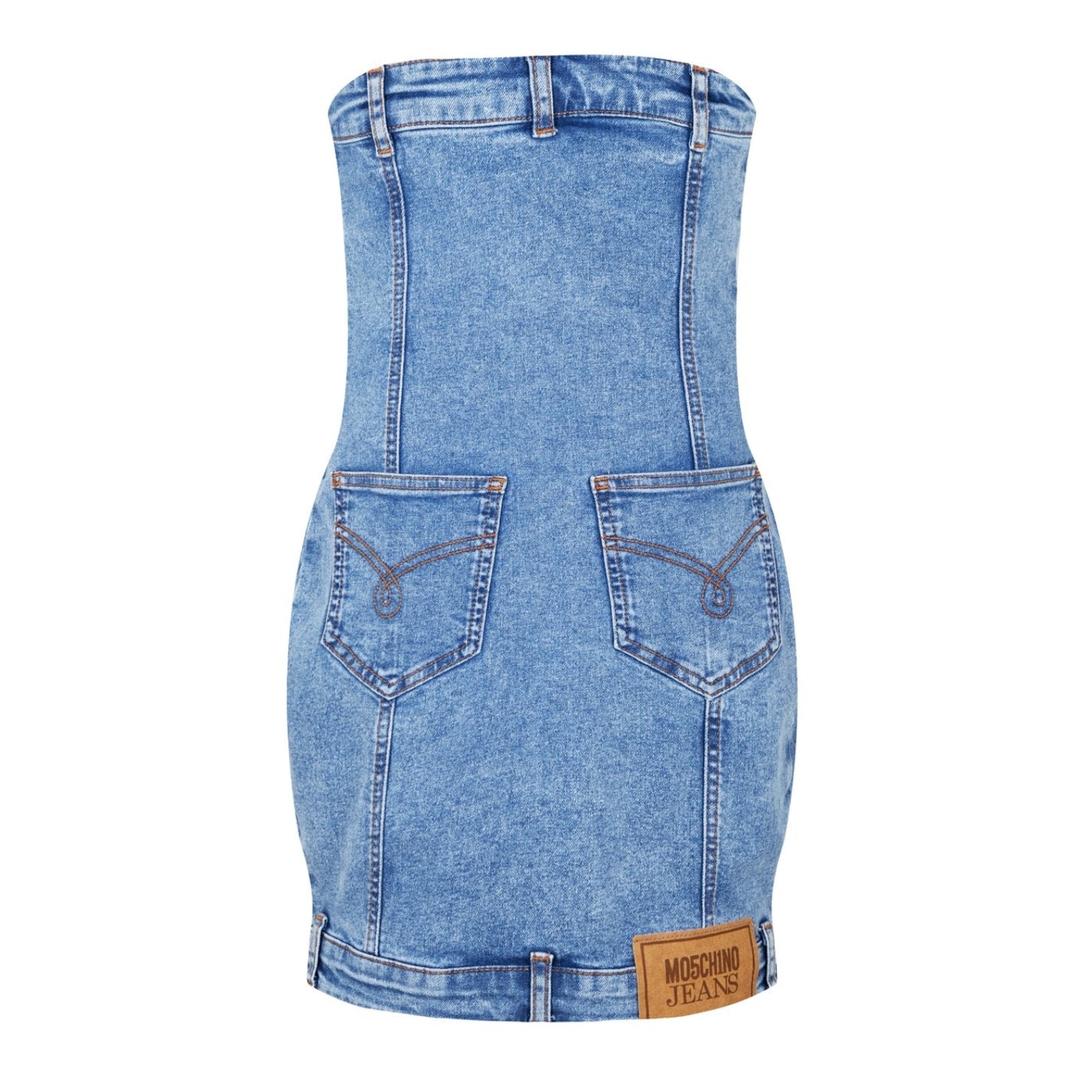 LUXURY HUB MOSCHINO DENIM DRESS