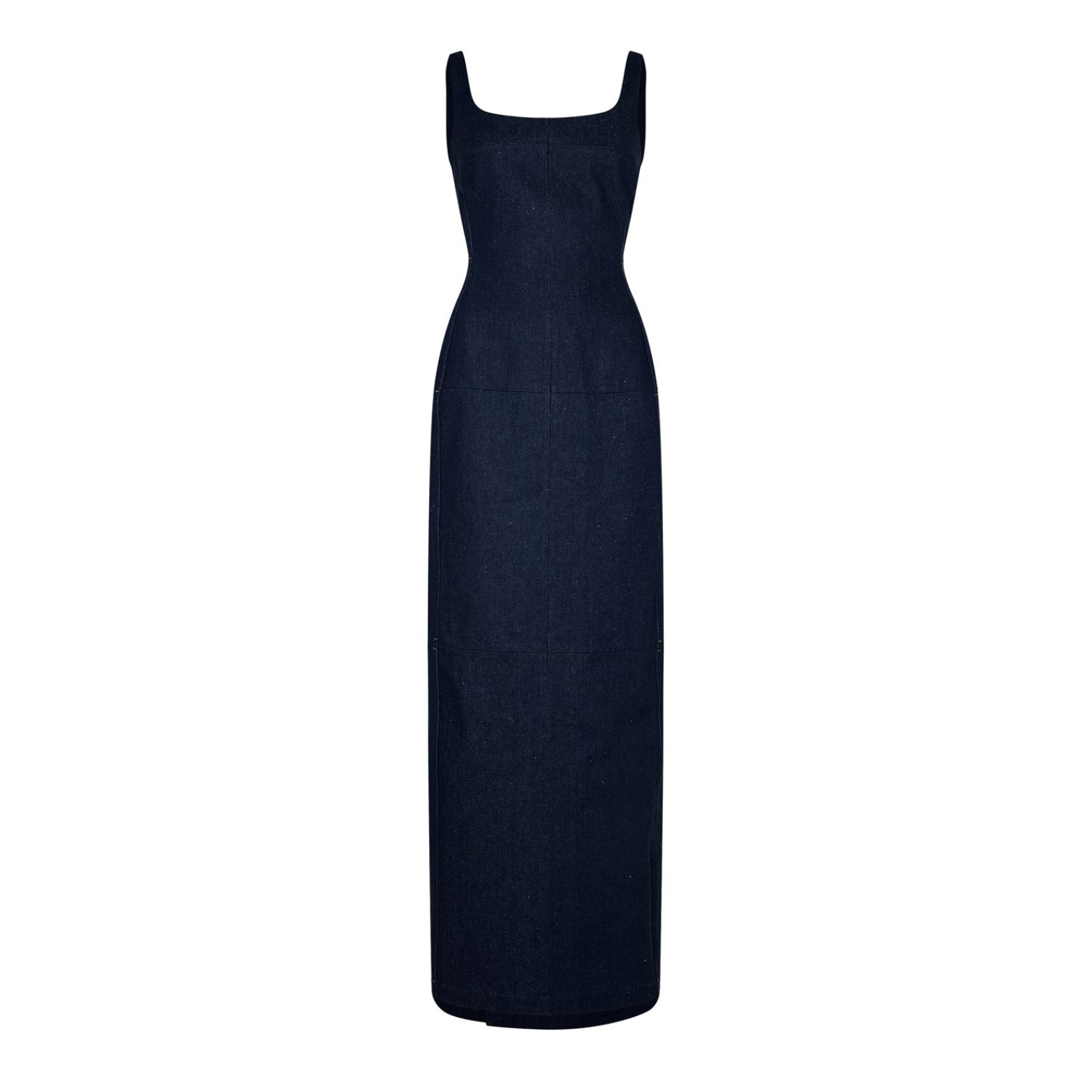 LUXURY HUB JACQUEMUS JACQ DENIM MAXI DRESS