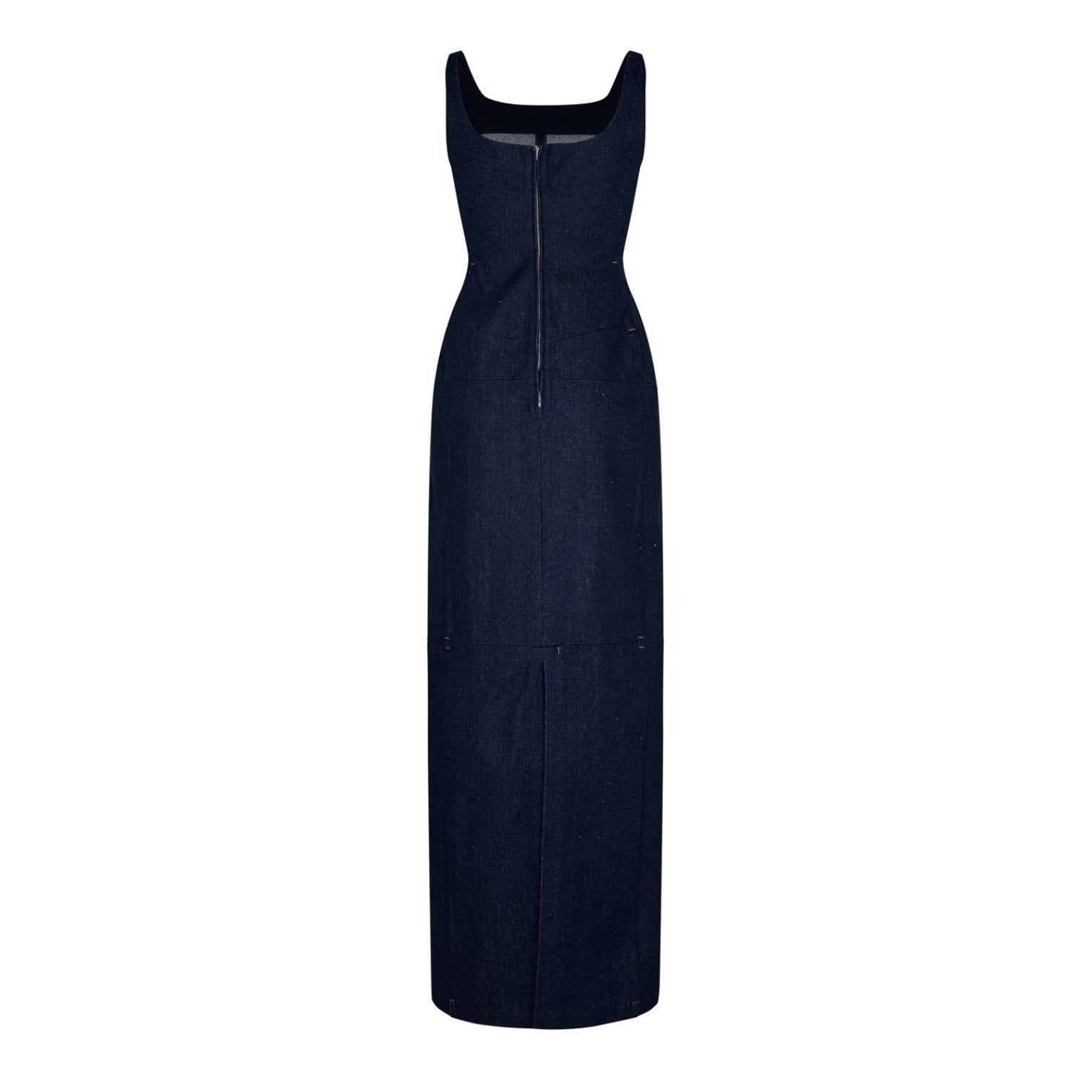 LUXURY HUB JACQUEMUS JACQ DENIM MAXI DRESS