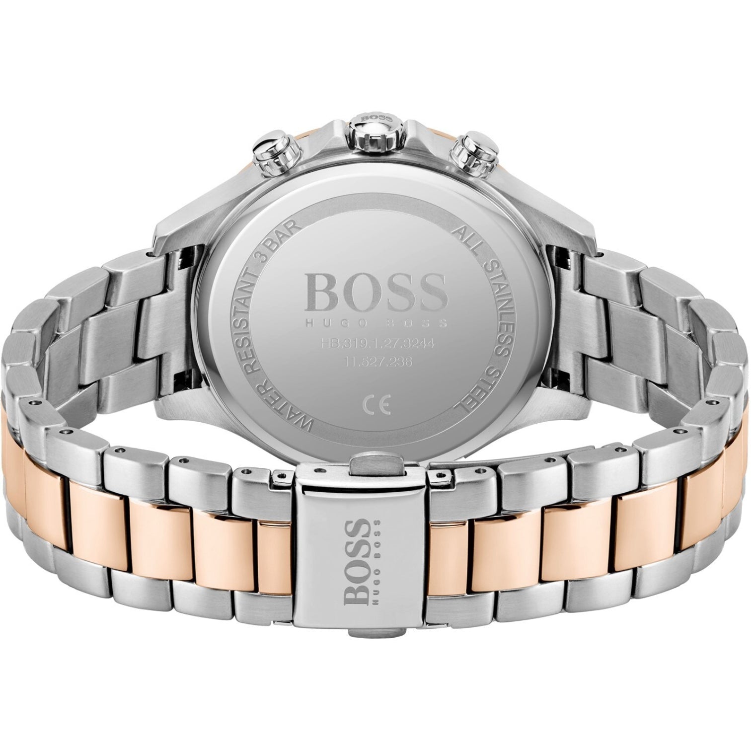 LUXURY HUB BOSS LADIES BOSS HERA TWO-TONE BRACELET WATCH