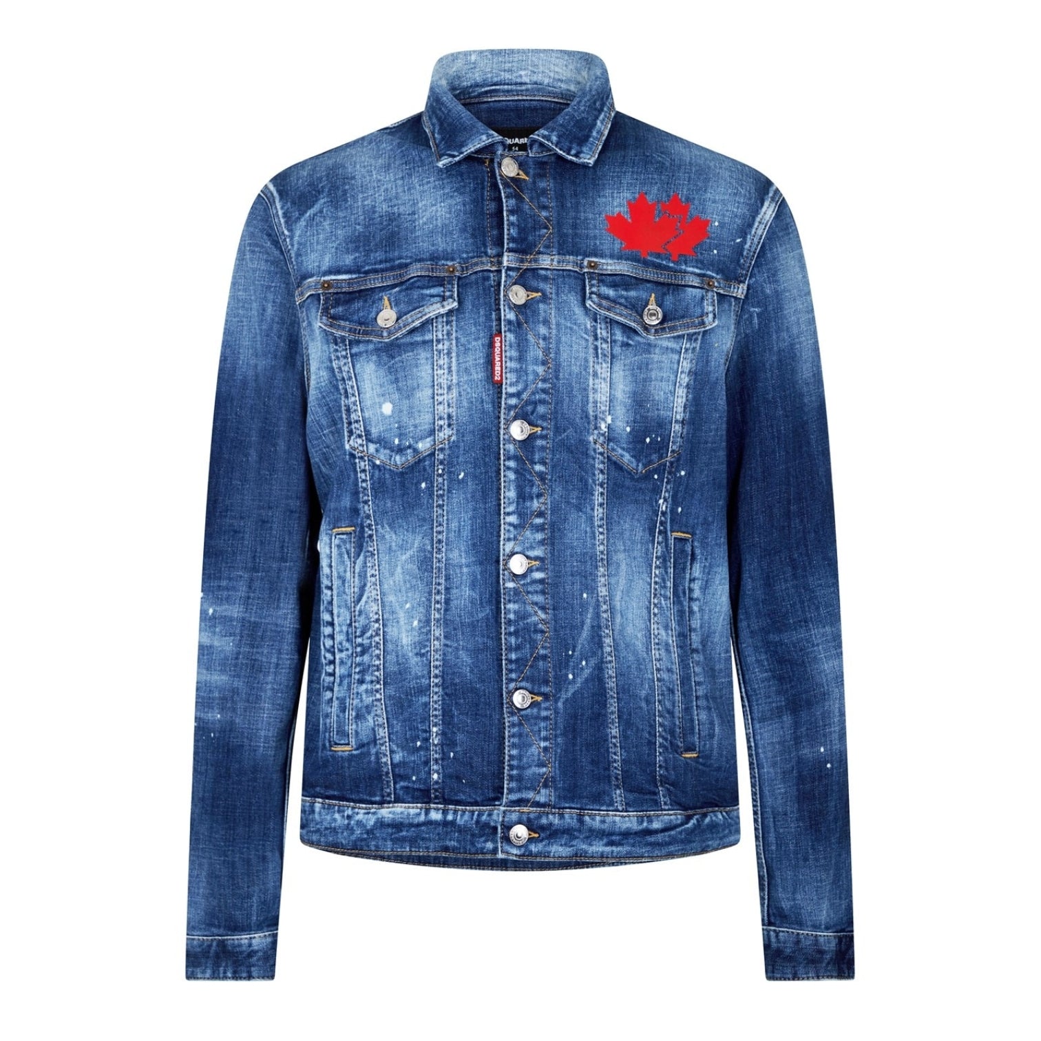 LUXURY HUB  DSQUARED2 DSQ MAPLE DENIM JKT