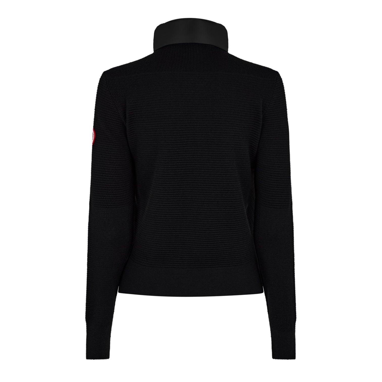 LUXURY HUB CANADA GOOSE HYBRIDGE CONTRASTING TRIM KNIT JACKET