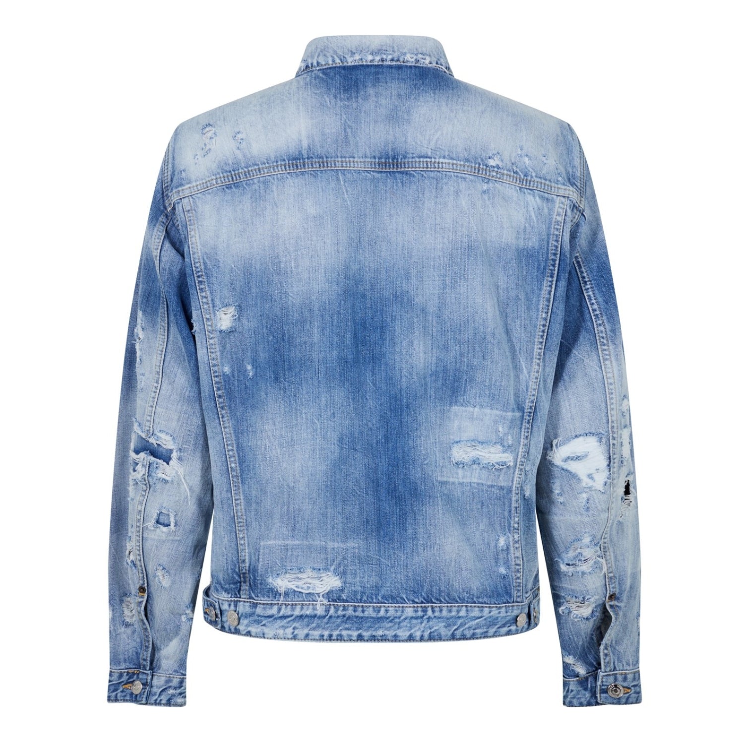 LUXURY HUB DSQUARED2 DSQ RIPPED WASHED JACKET