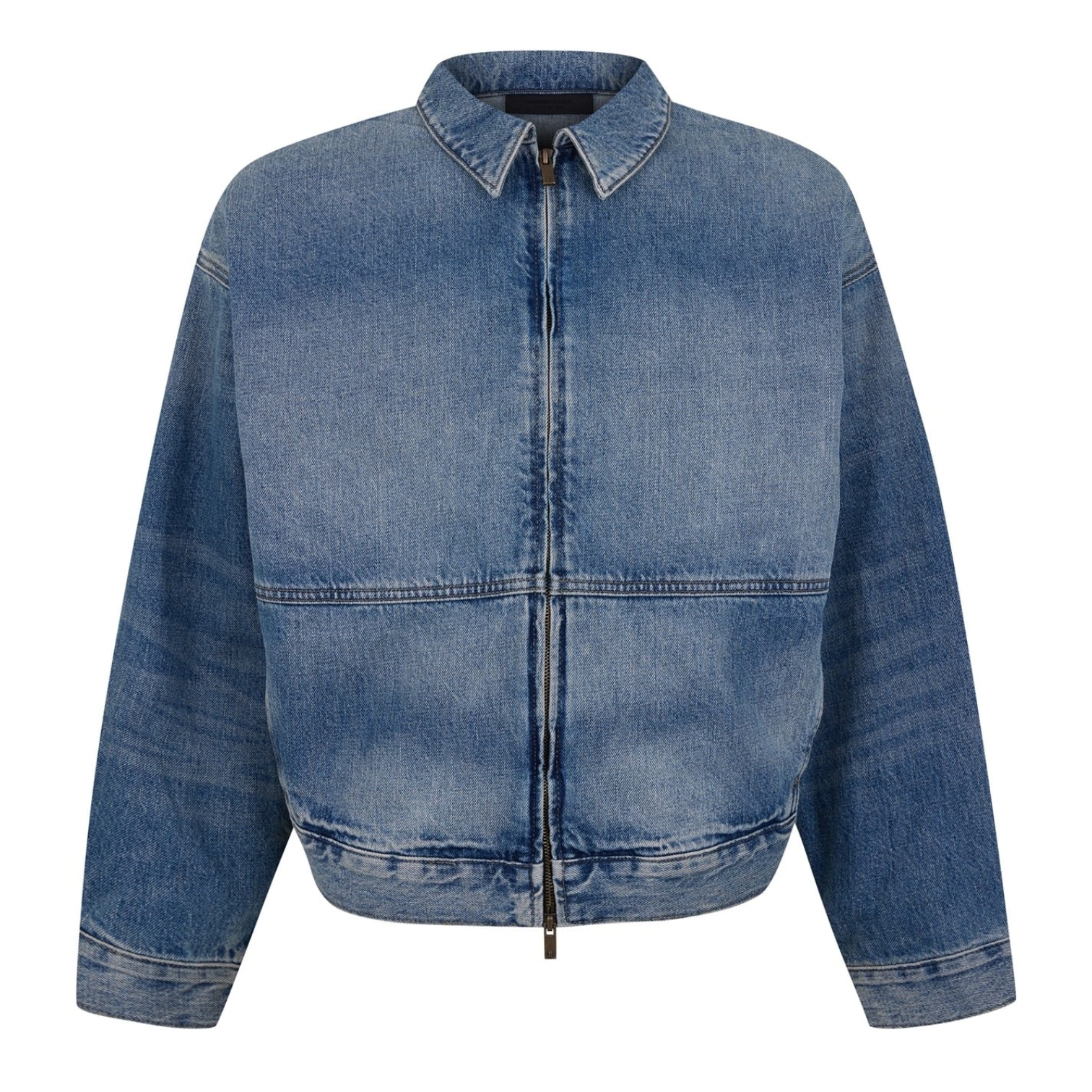 LUXURY HUB FEAR OF GOD ESSENTIALS DENIM ZIPPED JACKET