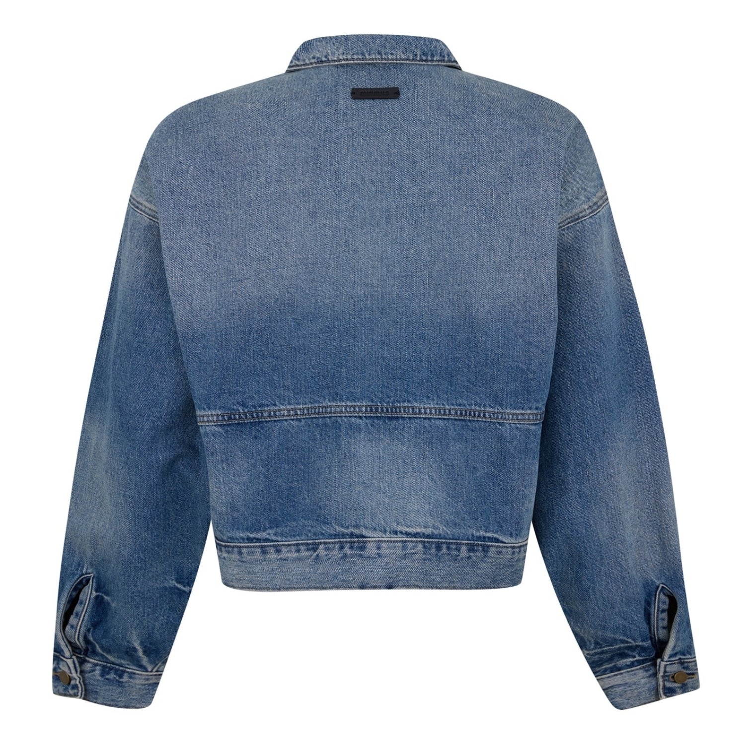 LUXURY HUB FEAR OF GOD ESSENTIALS DENIM ZIPPED JACKET