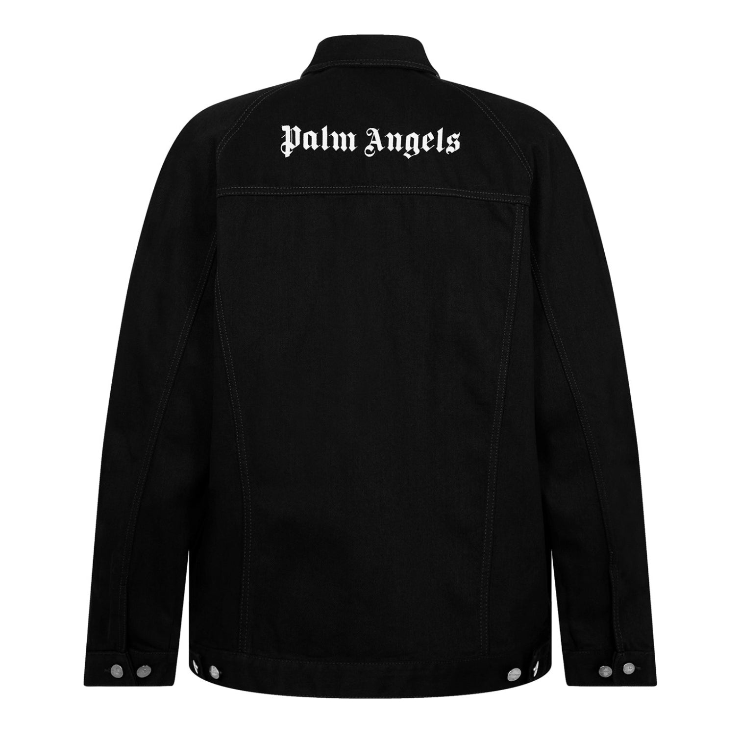LUXURY HUB PALM ANGELS LOGO DENIM JACKET