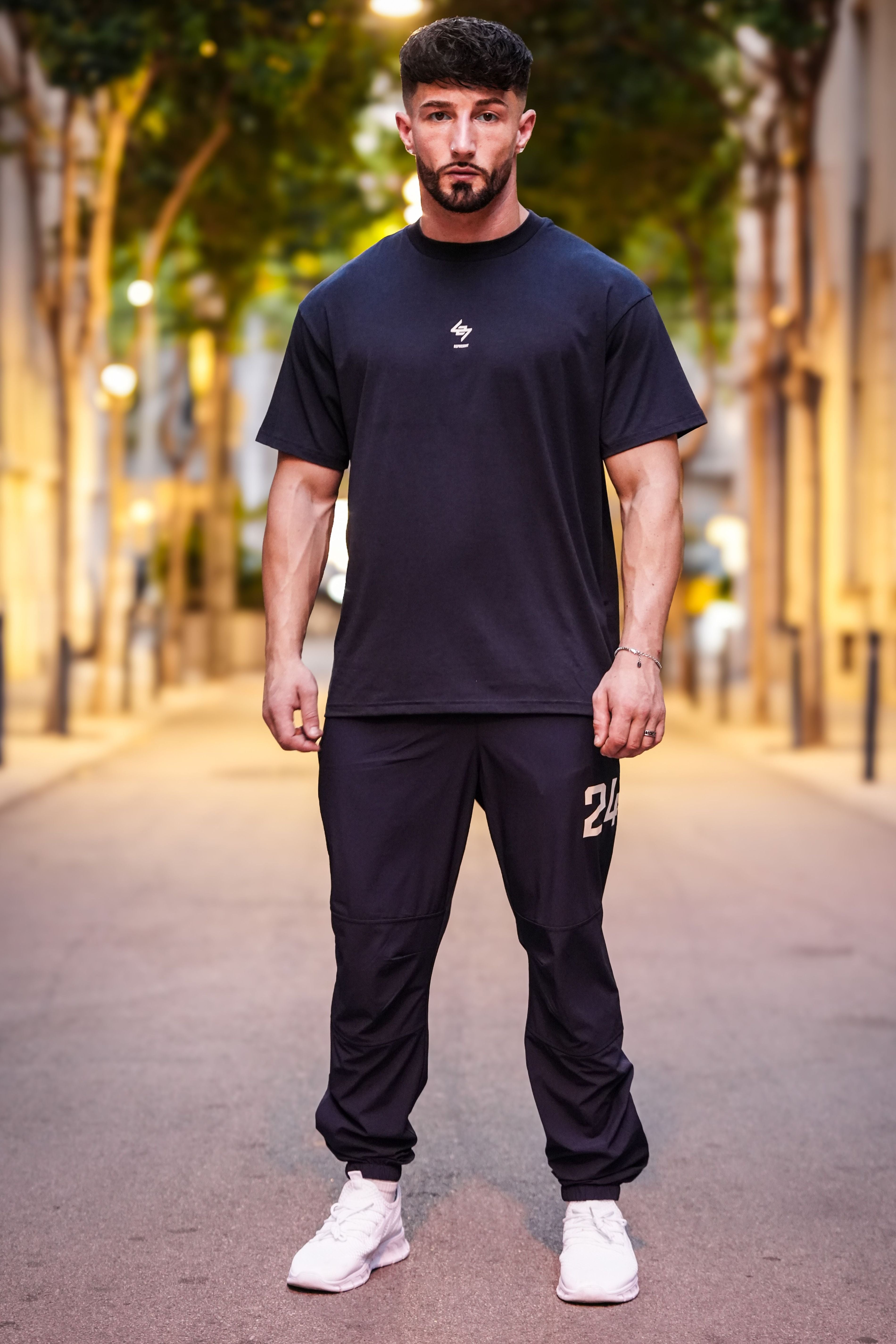 LUXURY HUB REPRESENT 247 MEN'S 247 OVERSIZED TEE