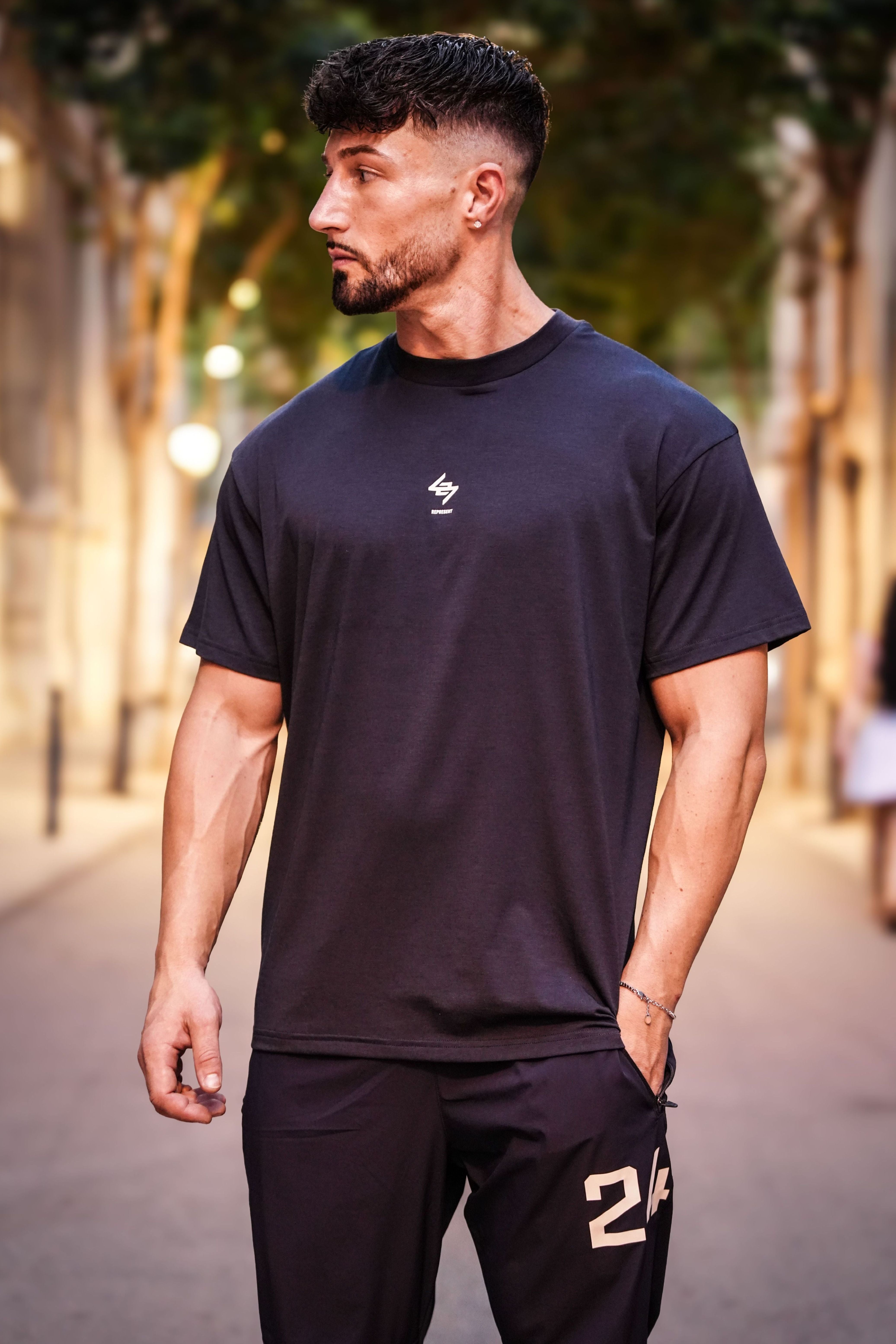 LUXURY HUB REPRESENT 247 MEN'S 247 OVERSIZED TEE