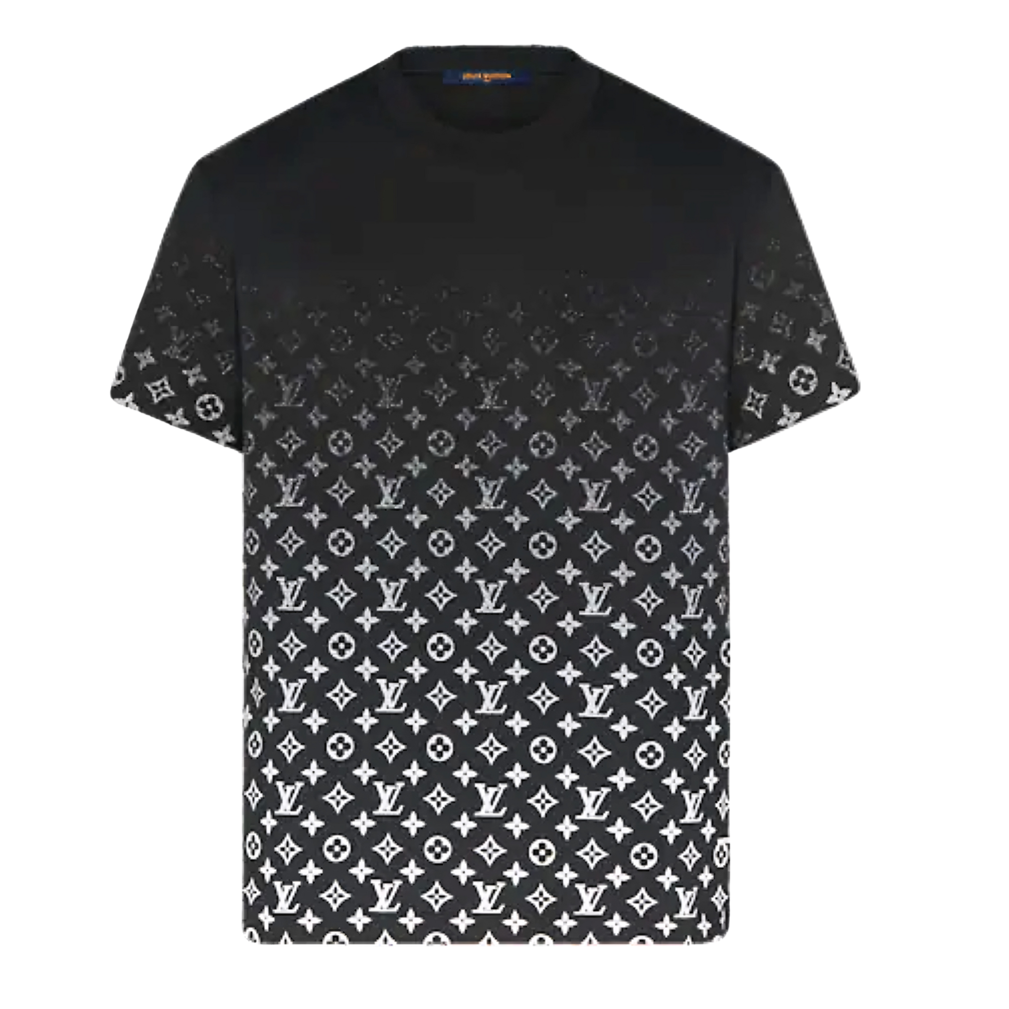 【LOUIS VUITTON】MONOGRAM EMBELLISHED GRADIENT TEE LUXURY HUB LOUIS VUITTON MONOGRAM GRADIENT TEE