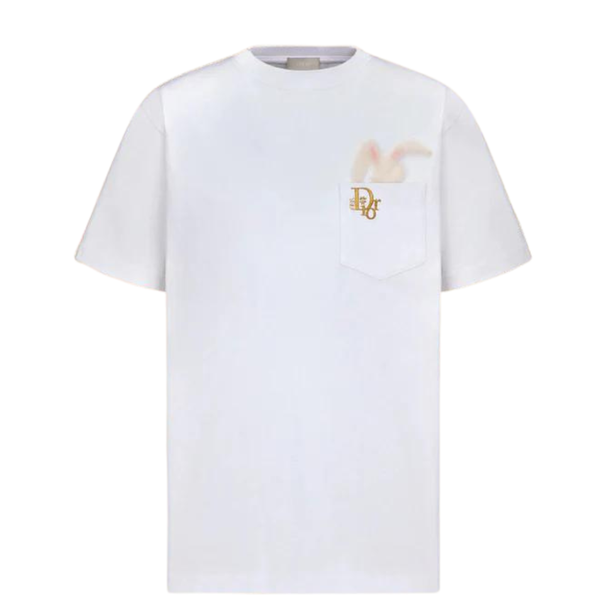 LUXURY HUB CHRISTIAN 'DIOR' X ERL BUNNY POCKET TEE