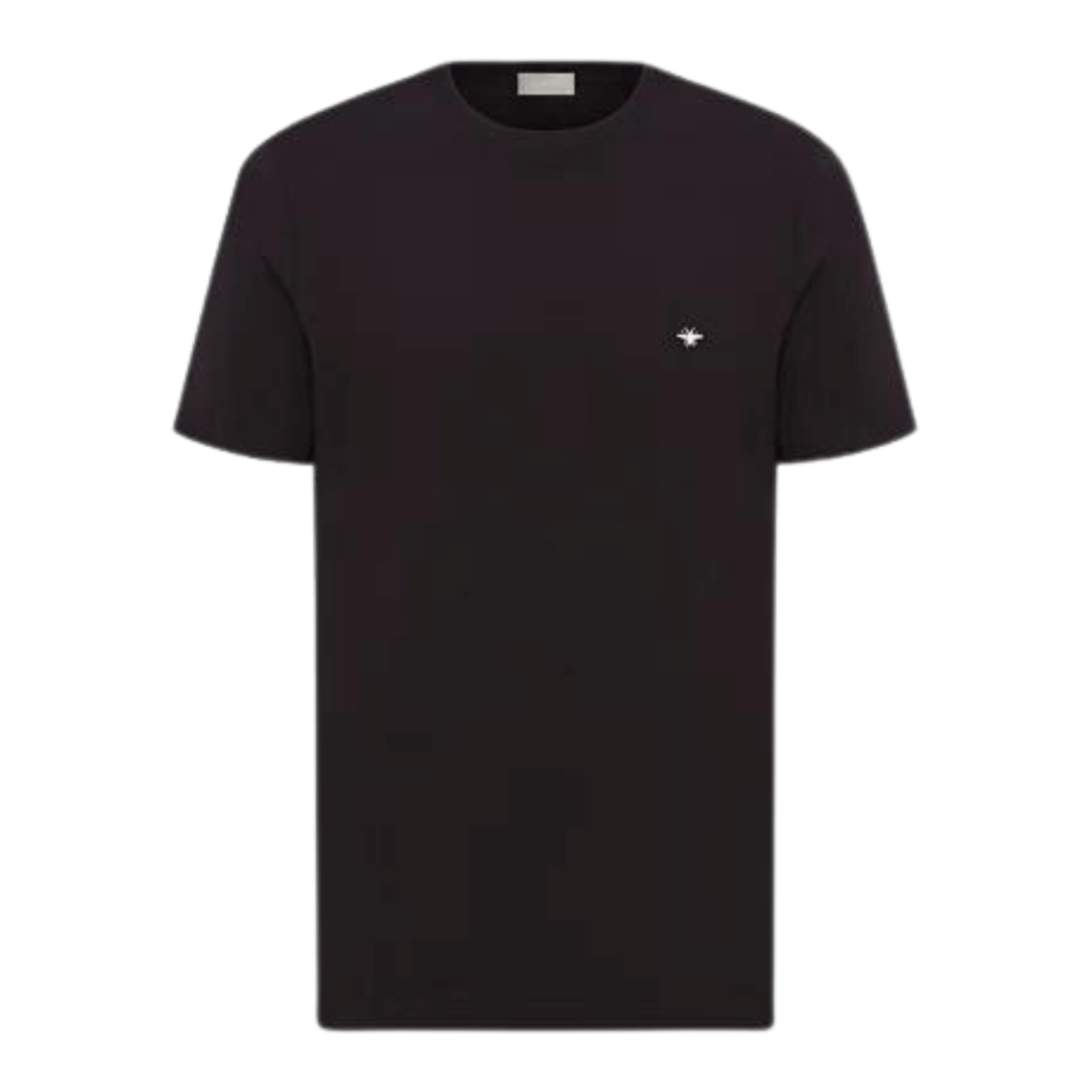 LUXURY HUB CHRISTIAN 'DIOR' BEE EMBROIDERED TEE