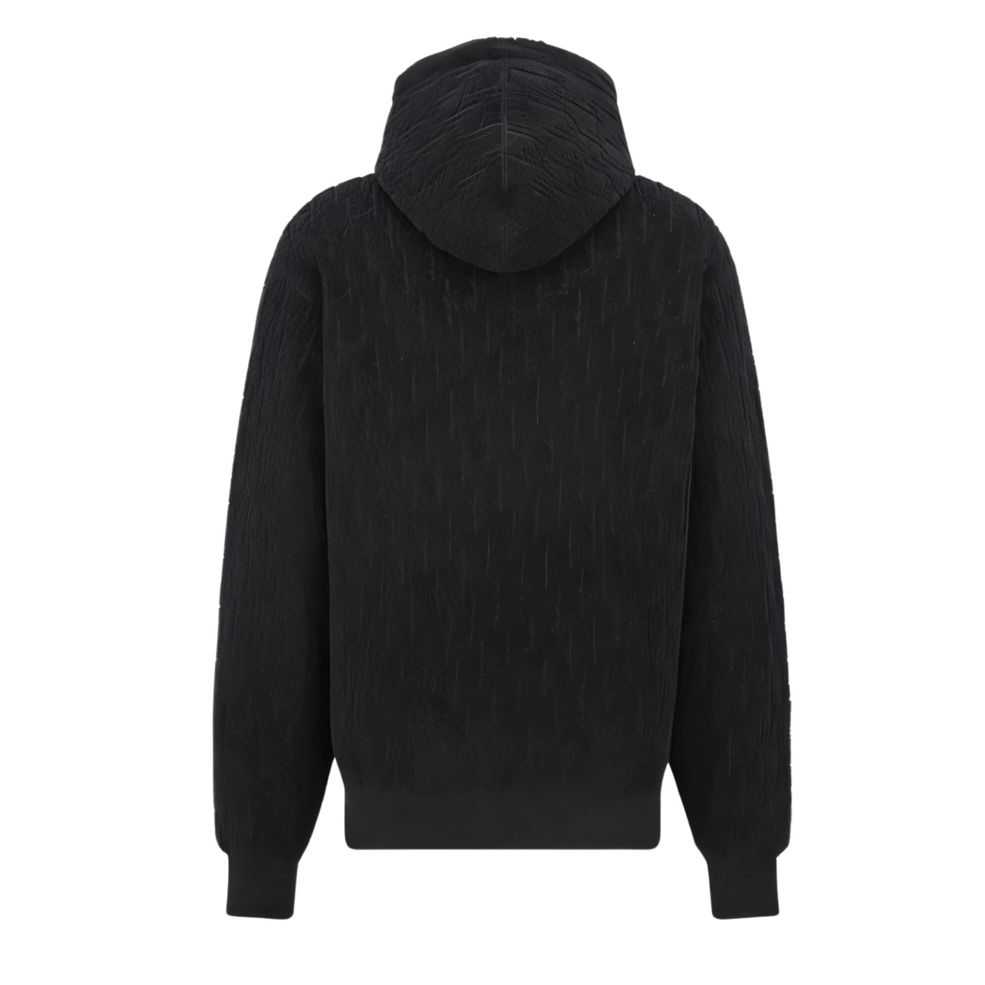 LUXURY HUB CHRISTIAN 'DIOR' TOWELLING HOODED SWEATSHIRT