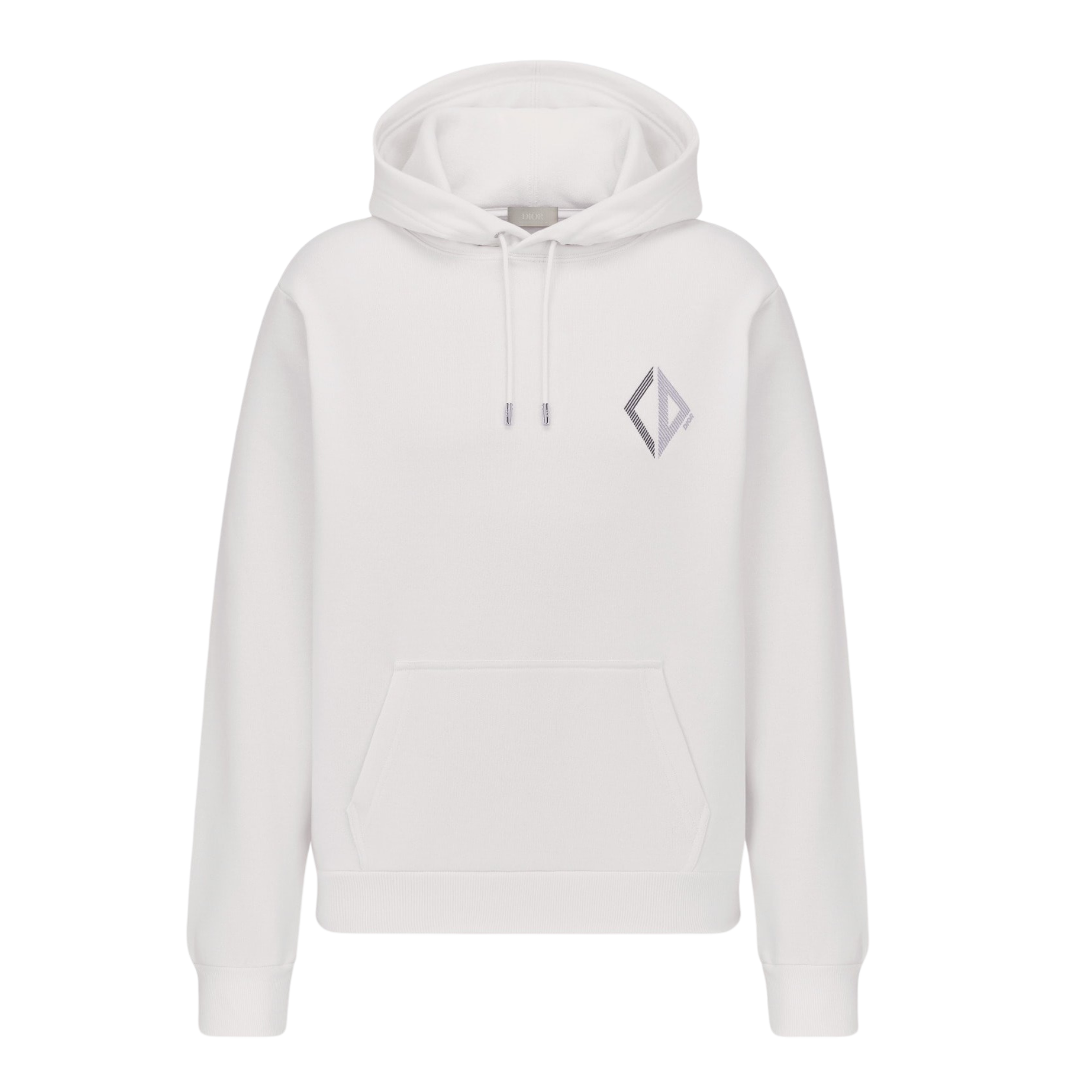 LUXURY HUB CHRISTIAN 'DIOR' DIAMOND HOODED SWEATSHIRT