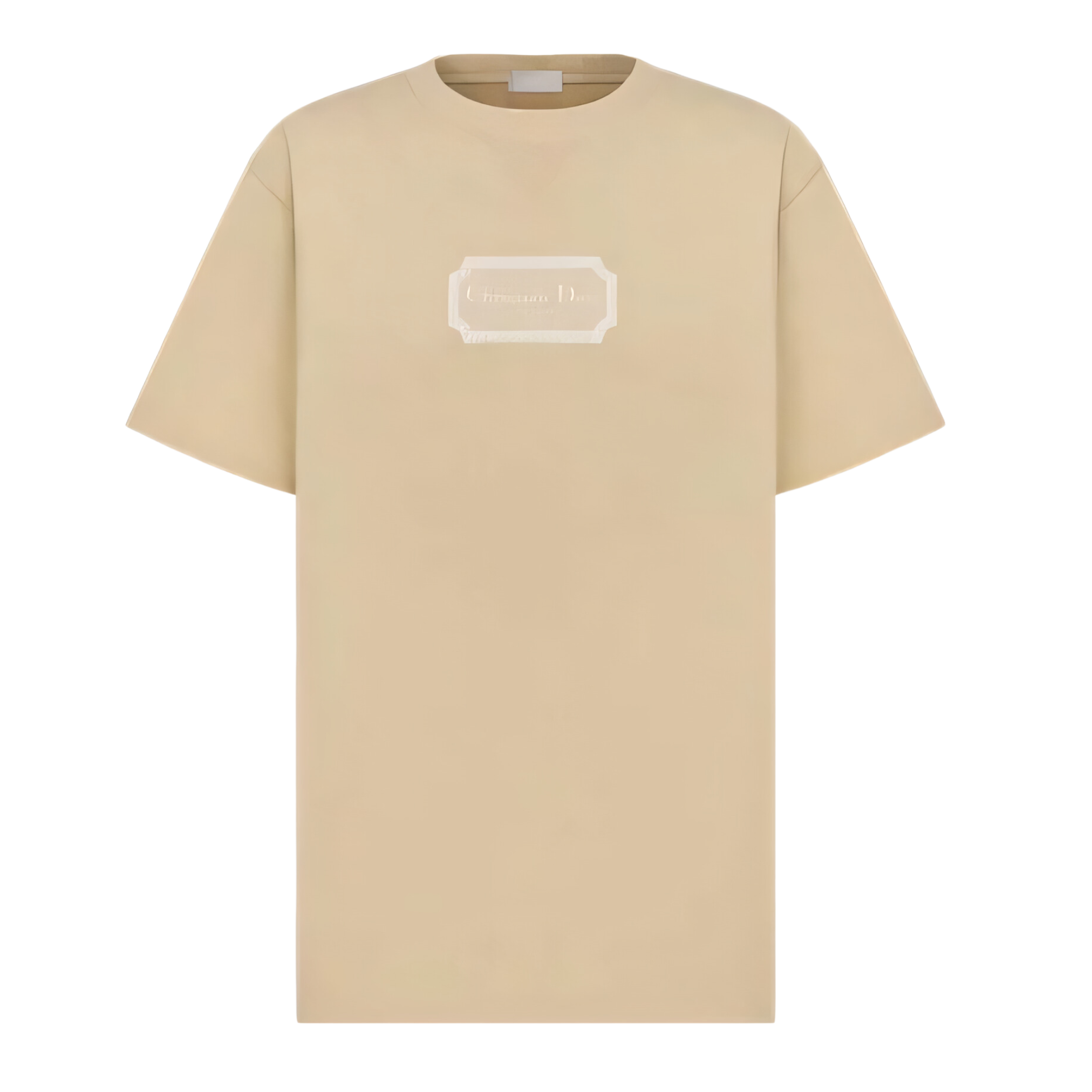 LUXURY HUB CHRISTIAN 'DIOR' PLAQUE TEE